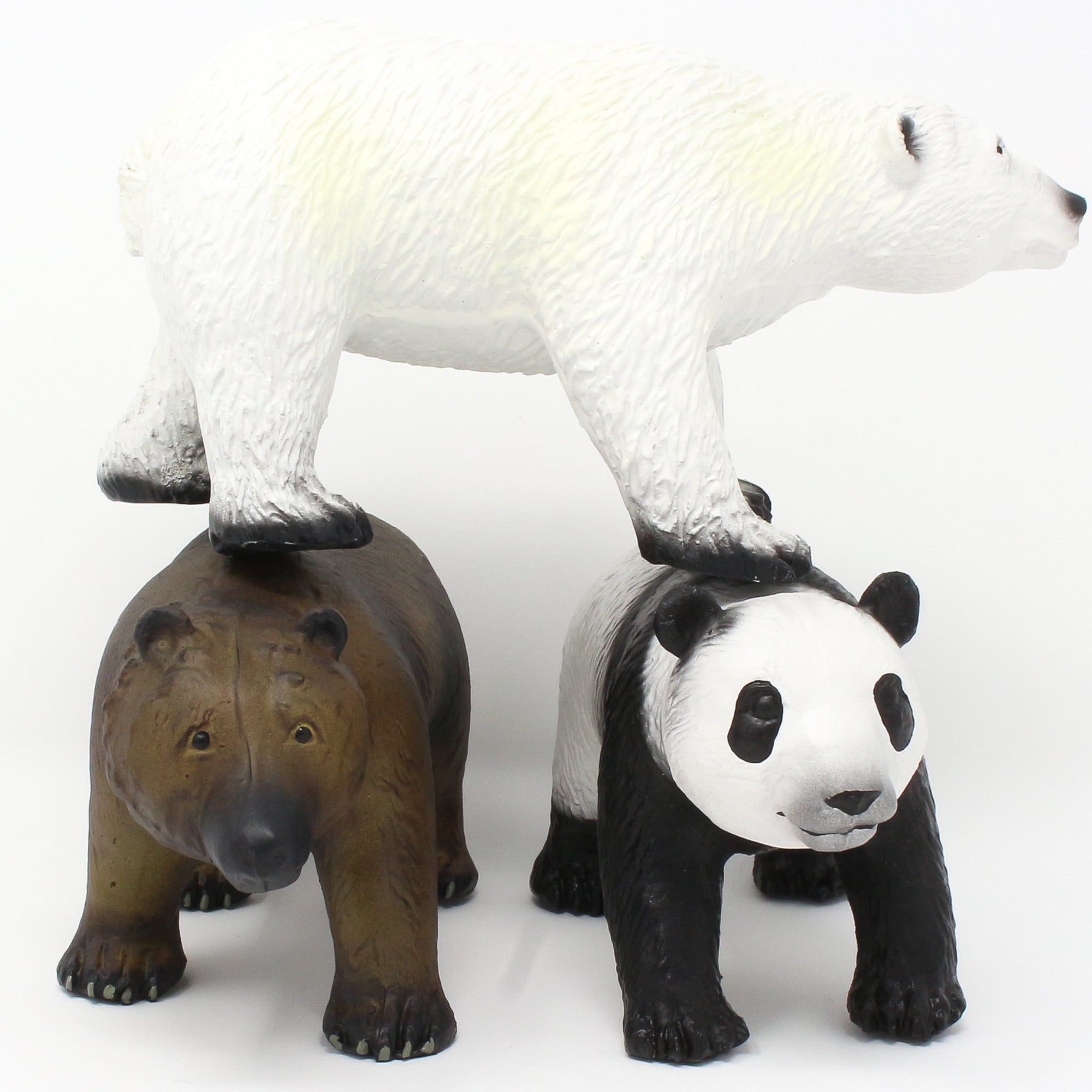 Bears Toys For Kids - Bears 3-Set | Natural Rubber Toys