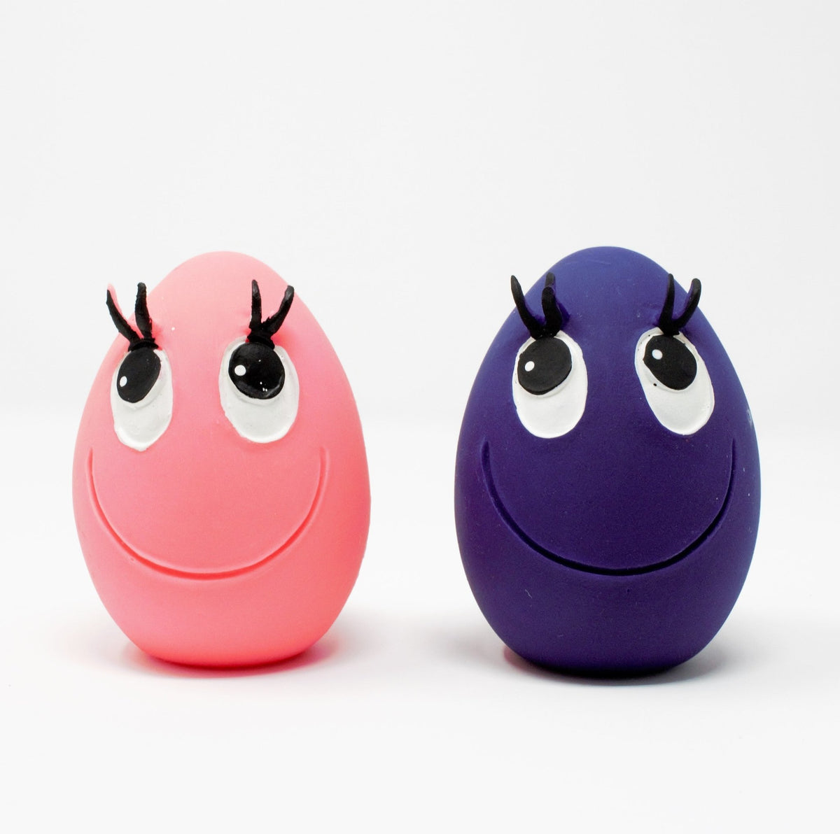 DISPATCH on 6th February! XL OVO Egg Pnk &amp; Purple 2-Set - Natural Rubber Toys
