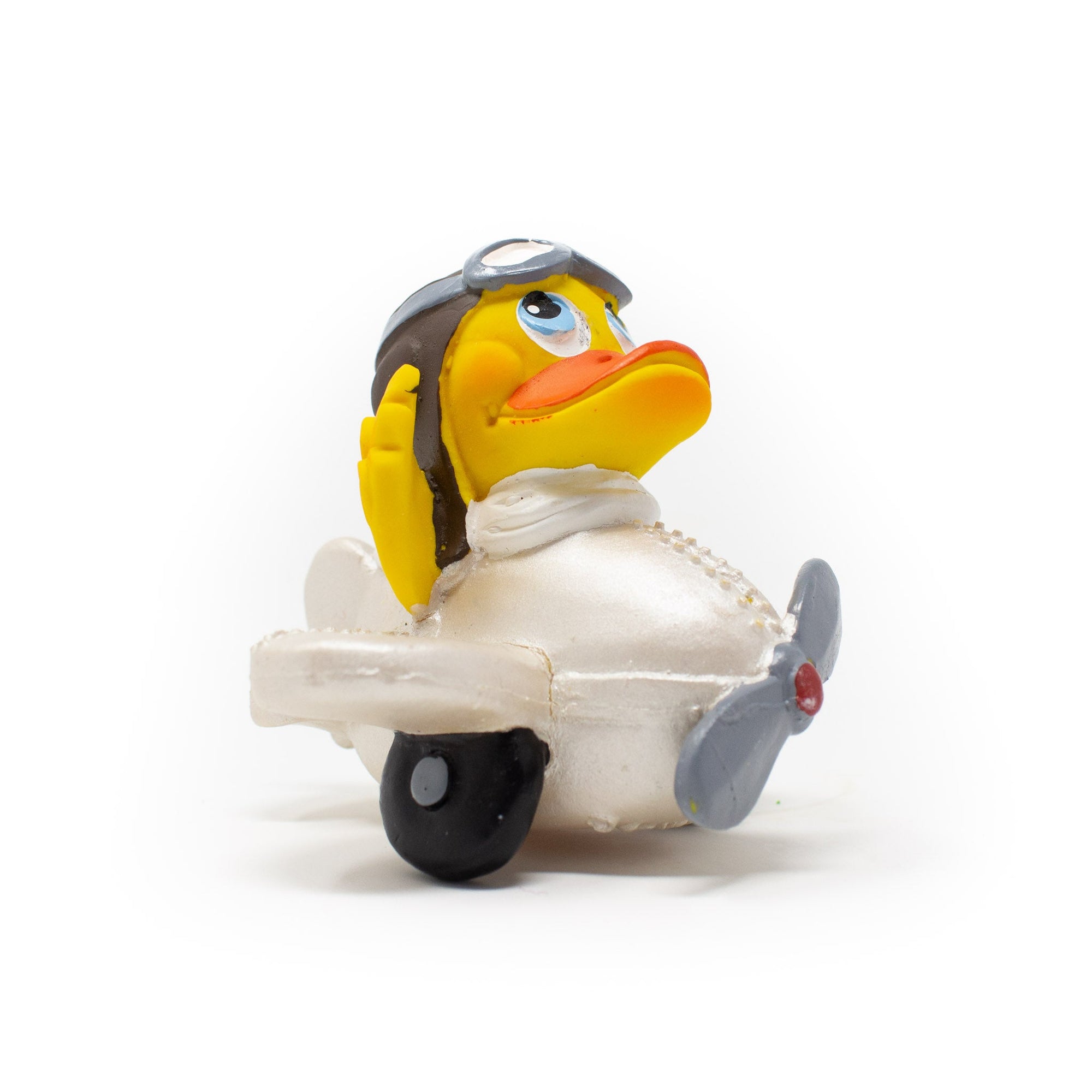 Rubber Duck in Airplane - Natural Rubber Toys