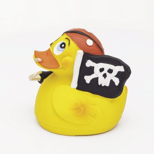 Rubber Duck the Pirate - Natural Rubber Toys