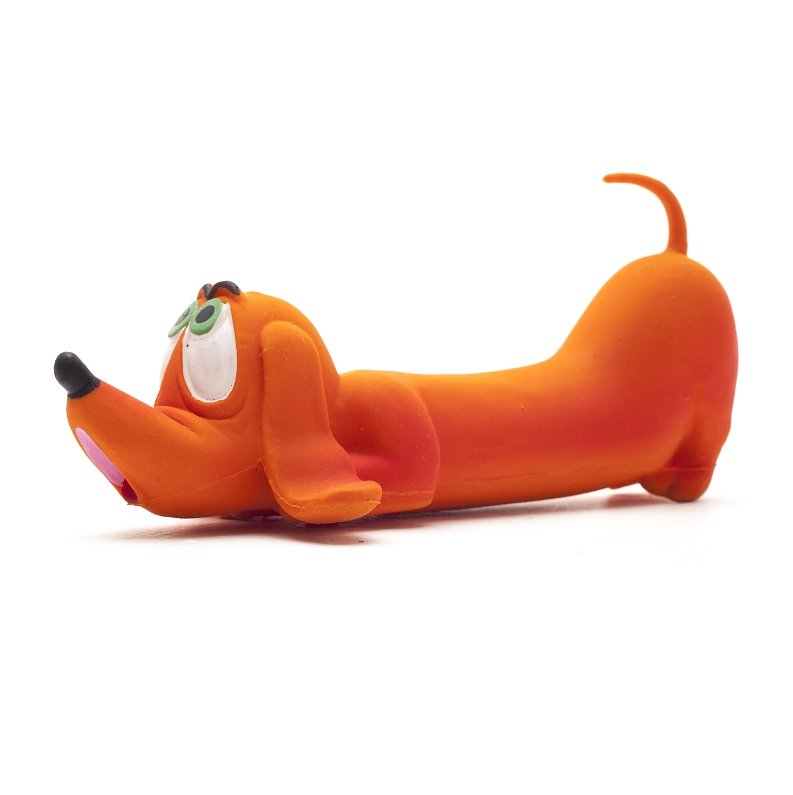 SAUSAGE the Dog - Natural Rubber Toys