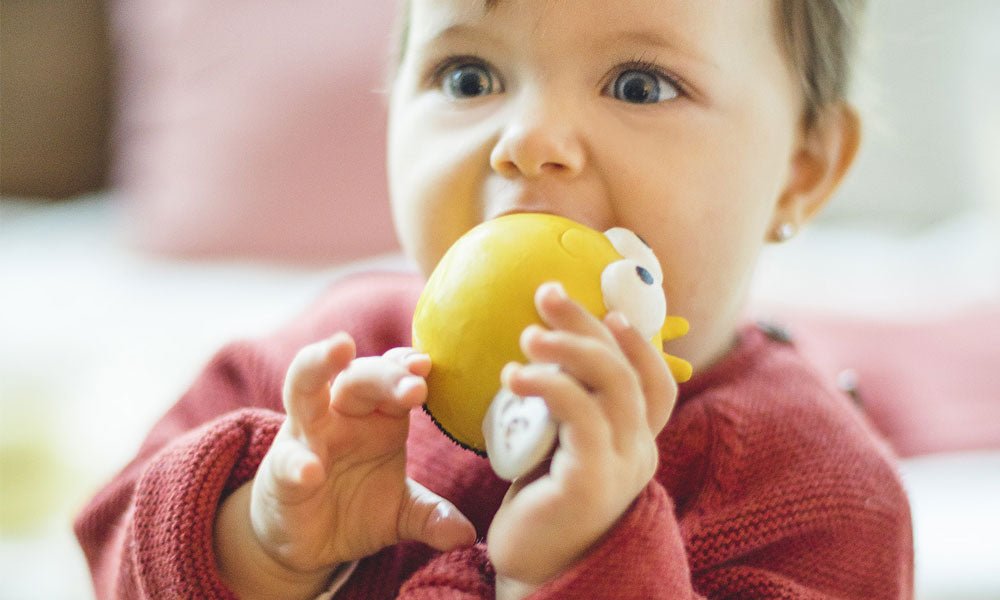 Brightly Coloured Toys Help Babies and Toddlers Develop - Natural Rubber Toys