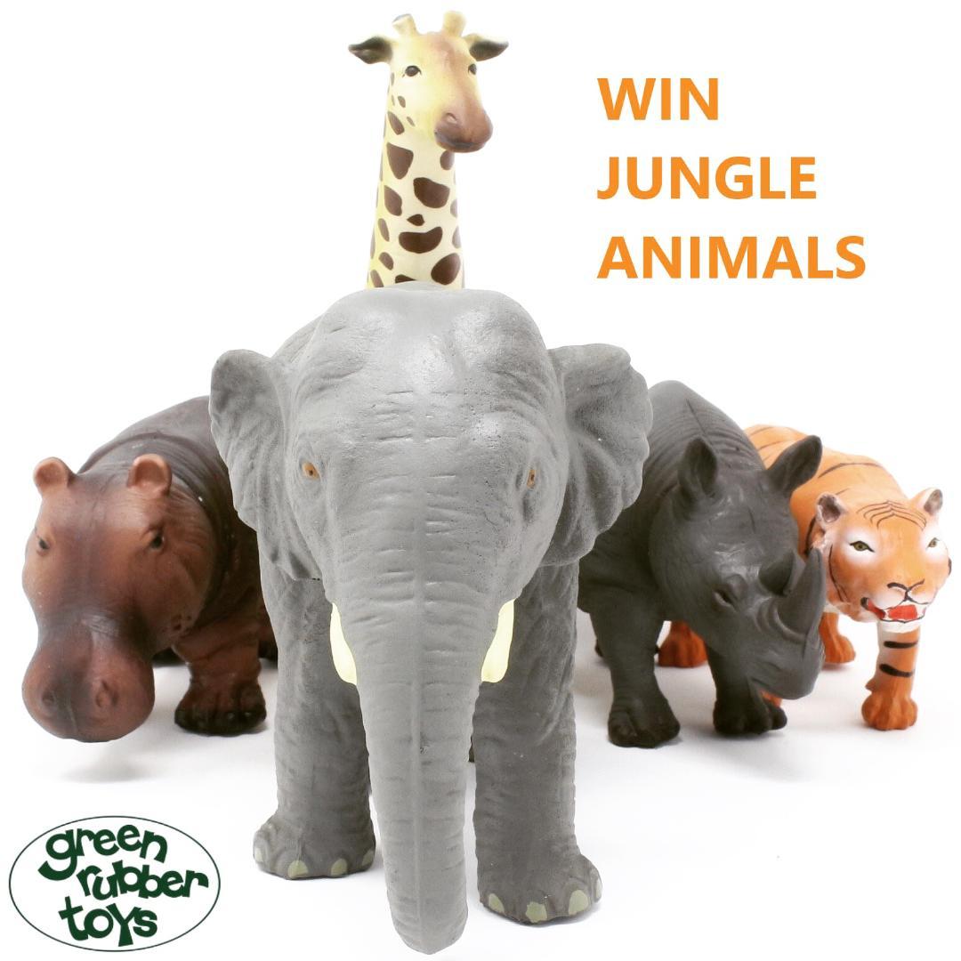 Competition Time – Win a Jungle Toy Set! - Natural Rubber Toys