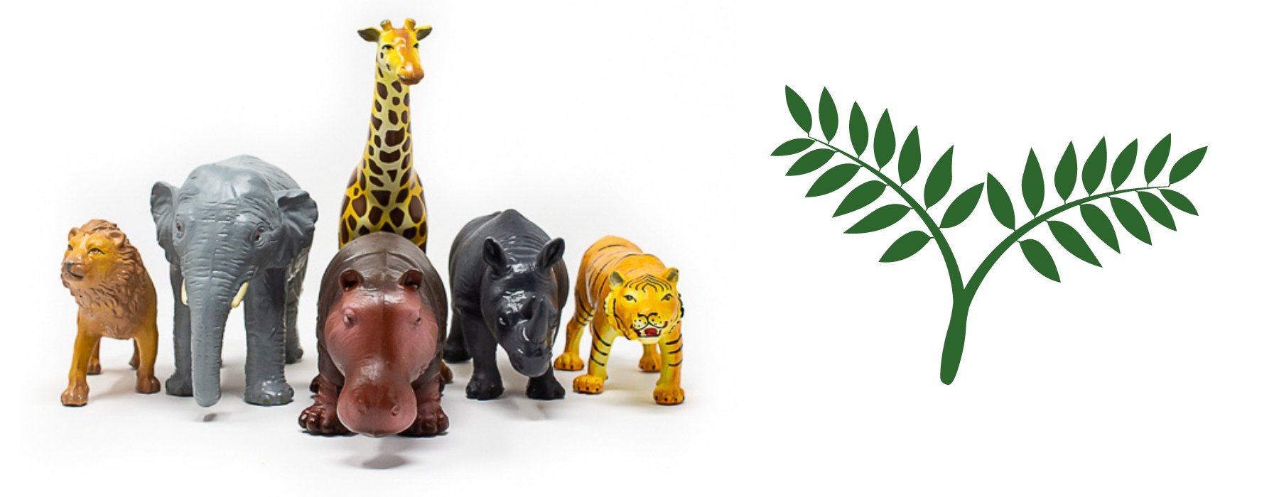 Safari | Natural Rubber Toys