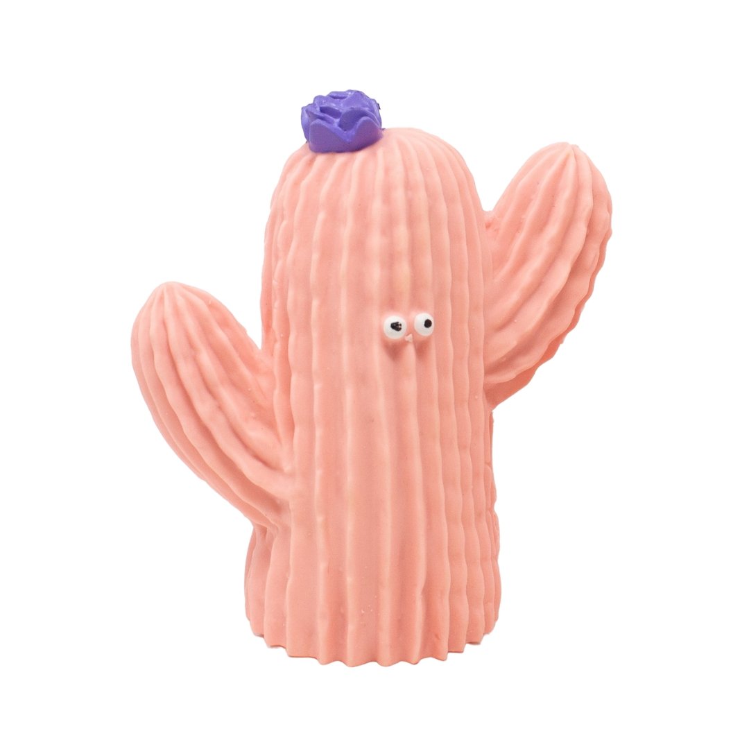 Baby Teething Toys - Cactus Pink the Teether | Natural Rubber Toys