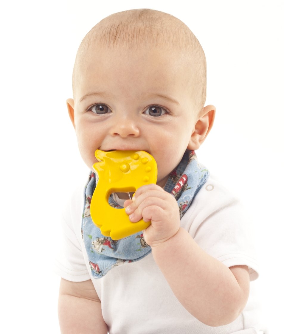 Yellow Chick Teething Toy - Chick Teething Toy | Natural Rubber Toys