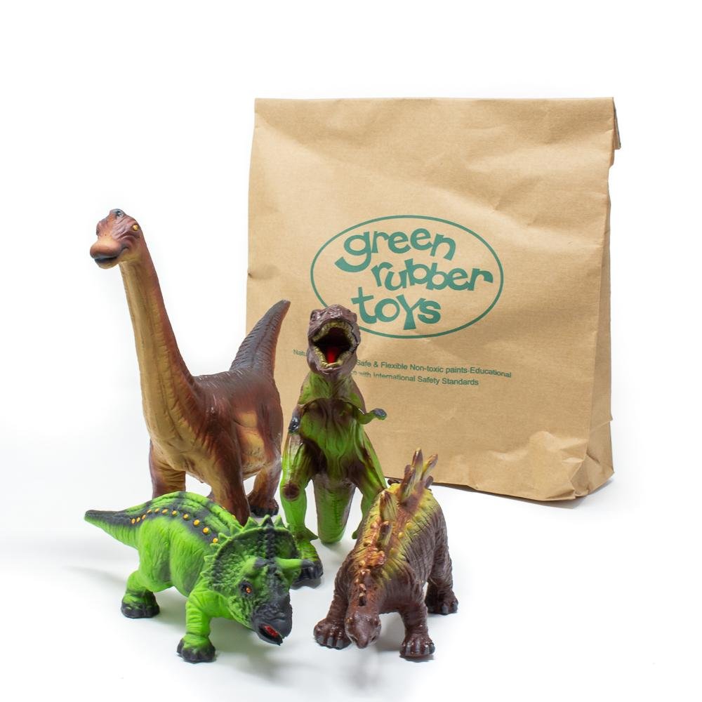 Organic Dinosaur Toys - Natural Rubber Dinosaurs | Natural Rubber Toys
