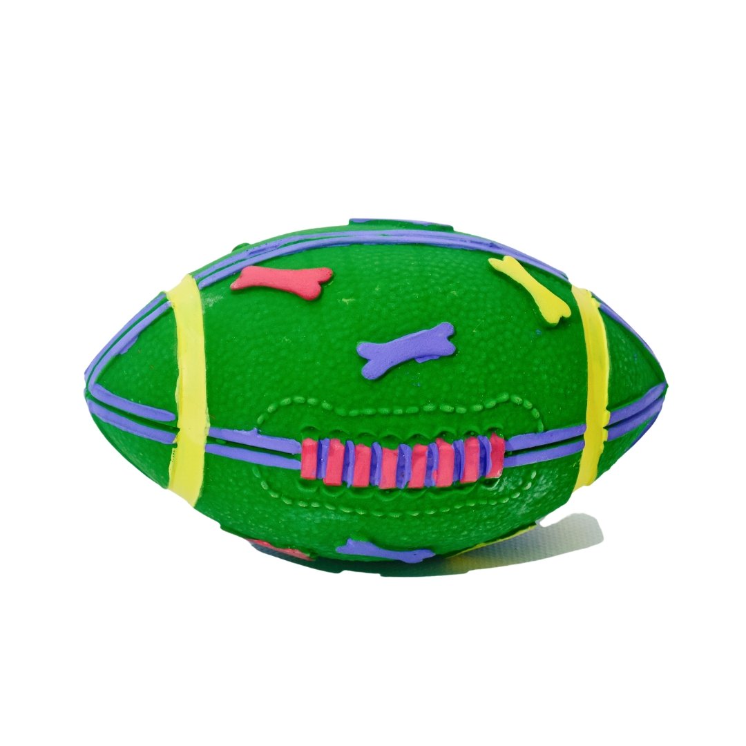 DISPATCH on 6th February! Rugby ball Green - Natural Rubber Toys