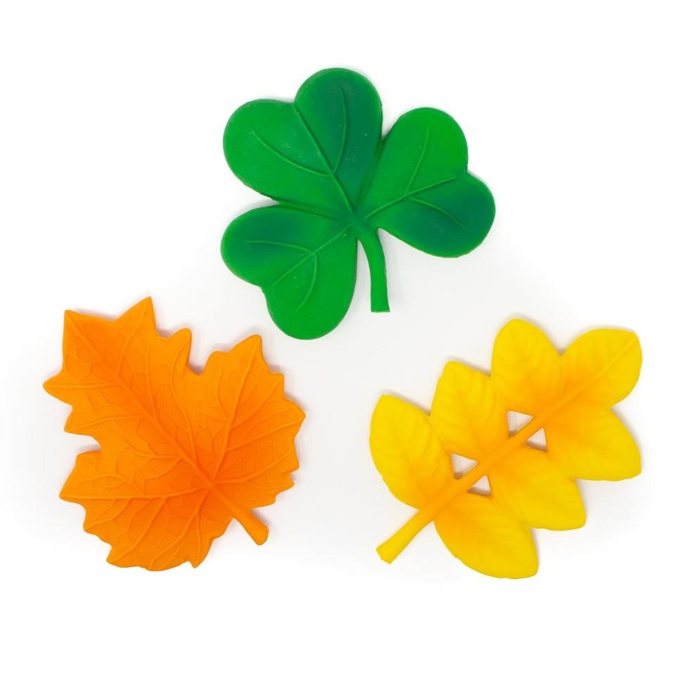 Gold Leaf Rubber Toy - Baby Toy By Lanco | Natural Rubber Toys