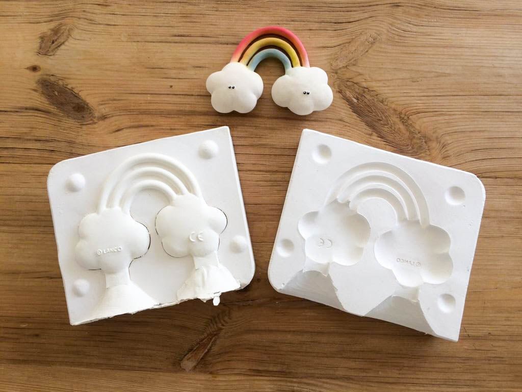 Happy Rainbow Teething Toy - Rubber Toys | Natural Rubber Toys