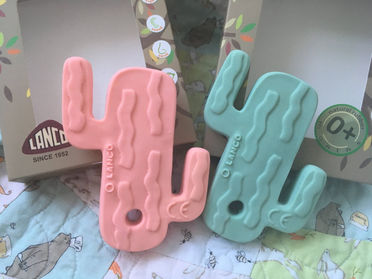 Cactus Teething Toy - Toys By Lanco | Natural Rubber Toys