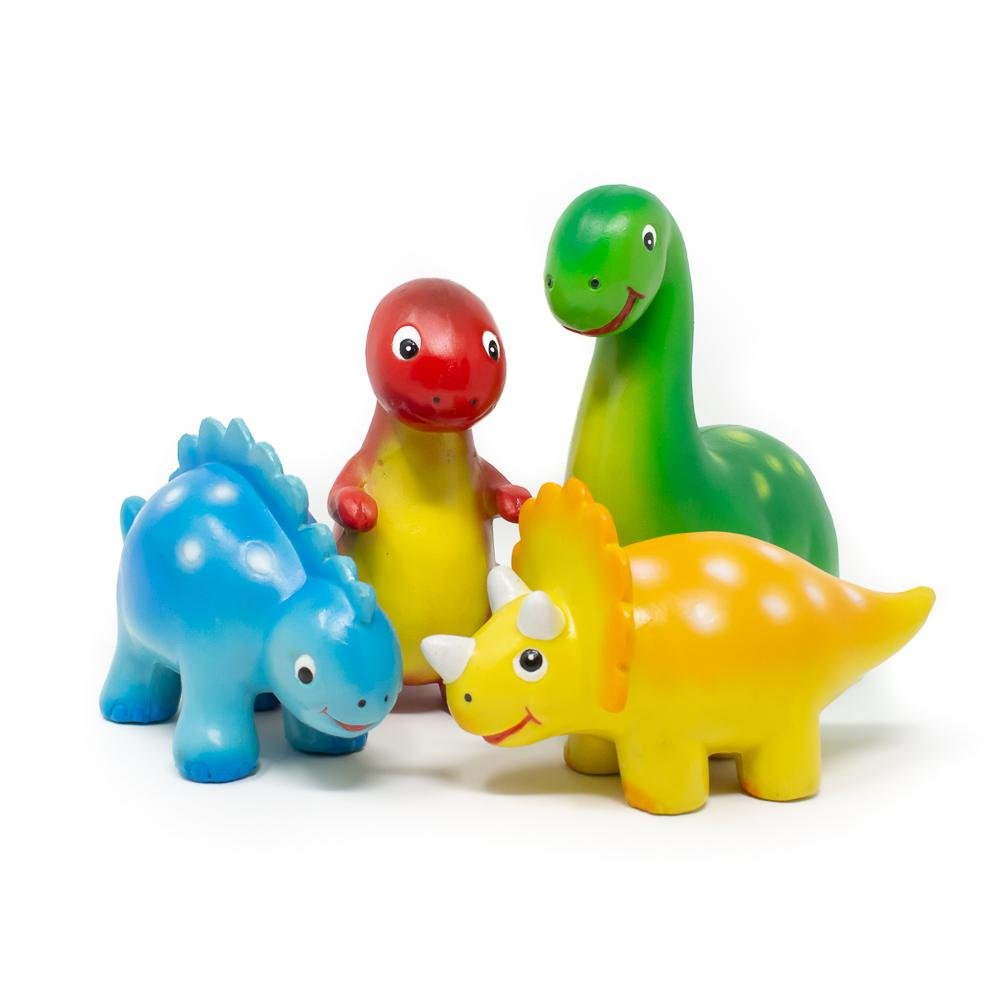 Baby Dinosaur Toys - Natural Rubber  By Linco | Natural Rubber Toys