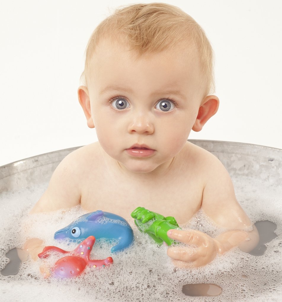 Ocean Bath Toy Set - By Lanco Online | Natural Rubber Toys