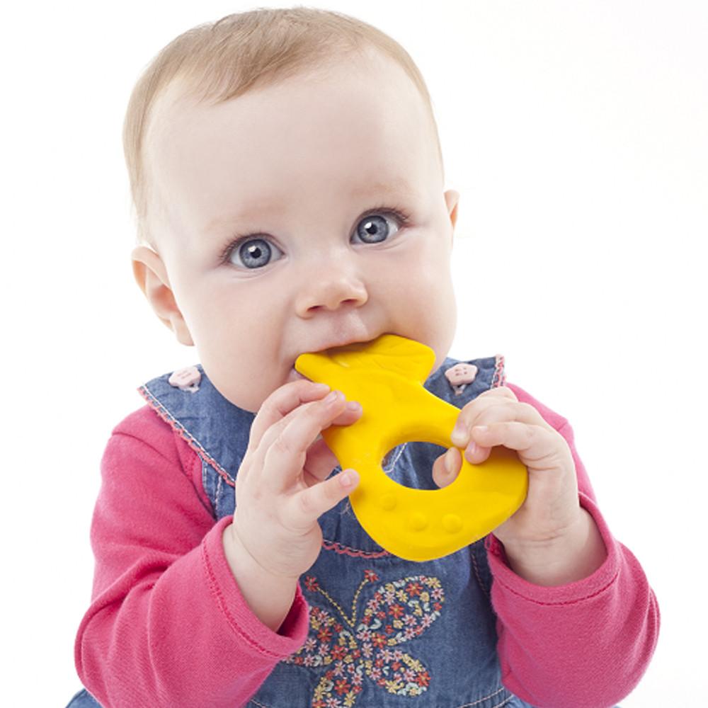 Pear Baby Teether - Natural Rubber Baby Teether | Natural Rubber Toys