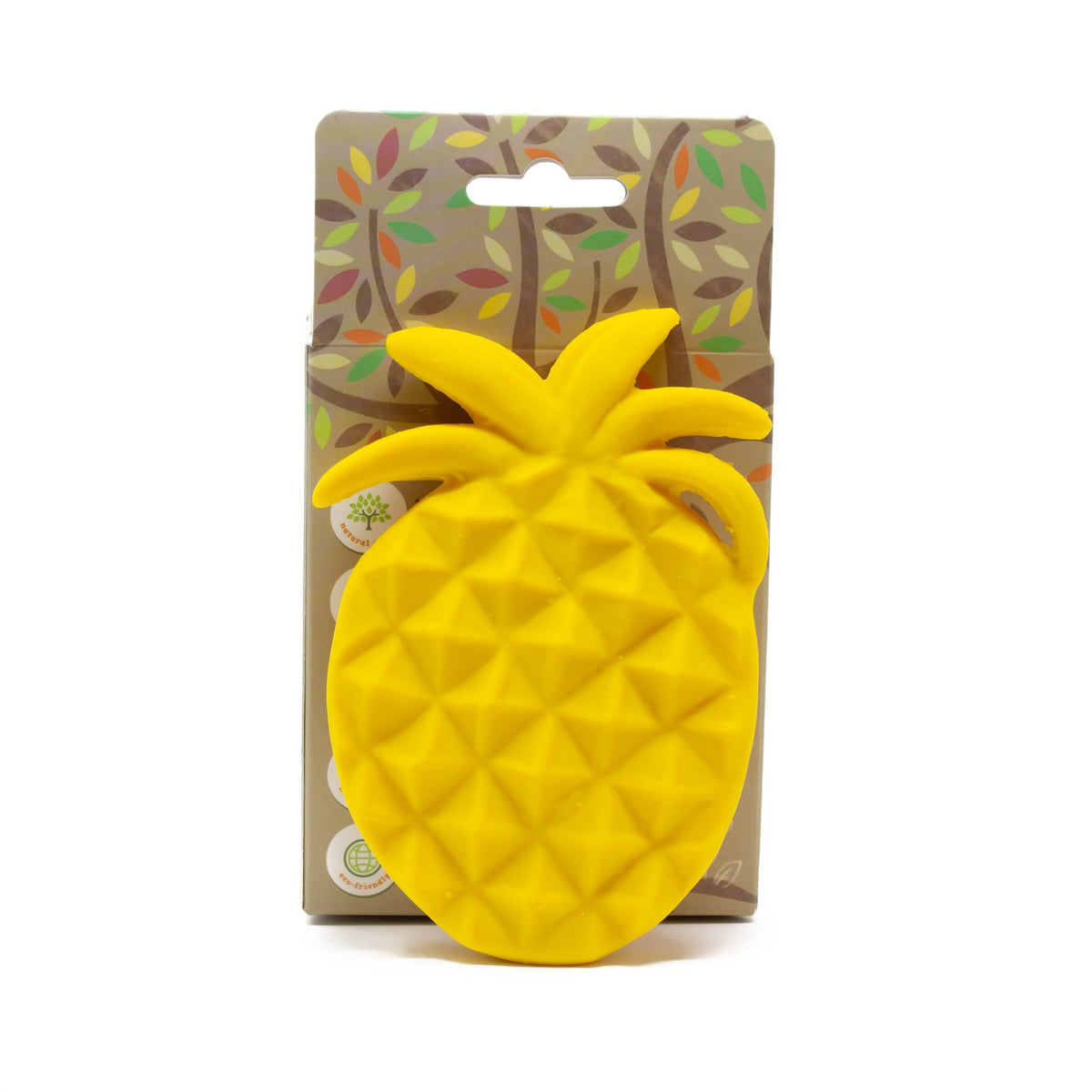 Pineapple the Teether, fully moulded - Natural Rubber Toys