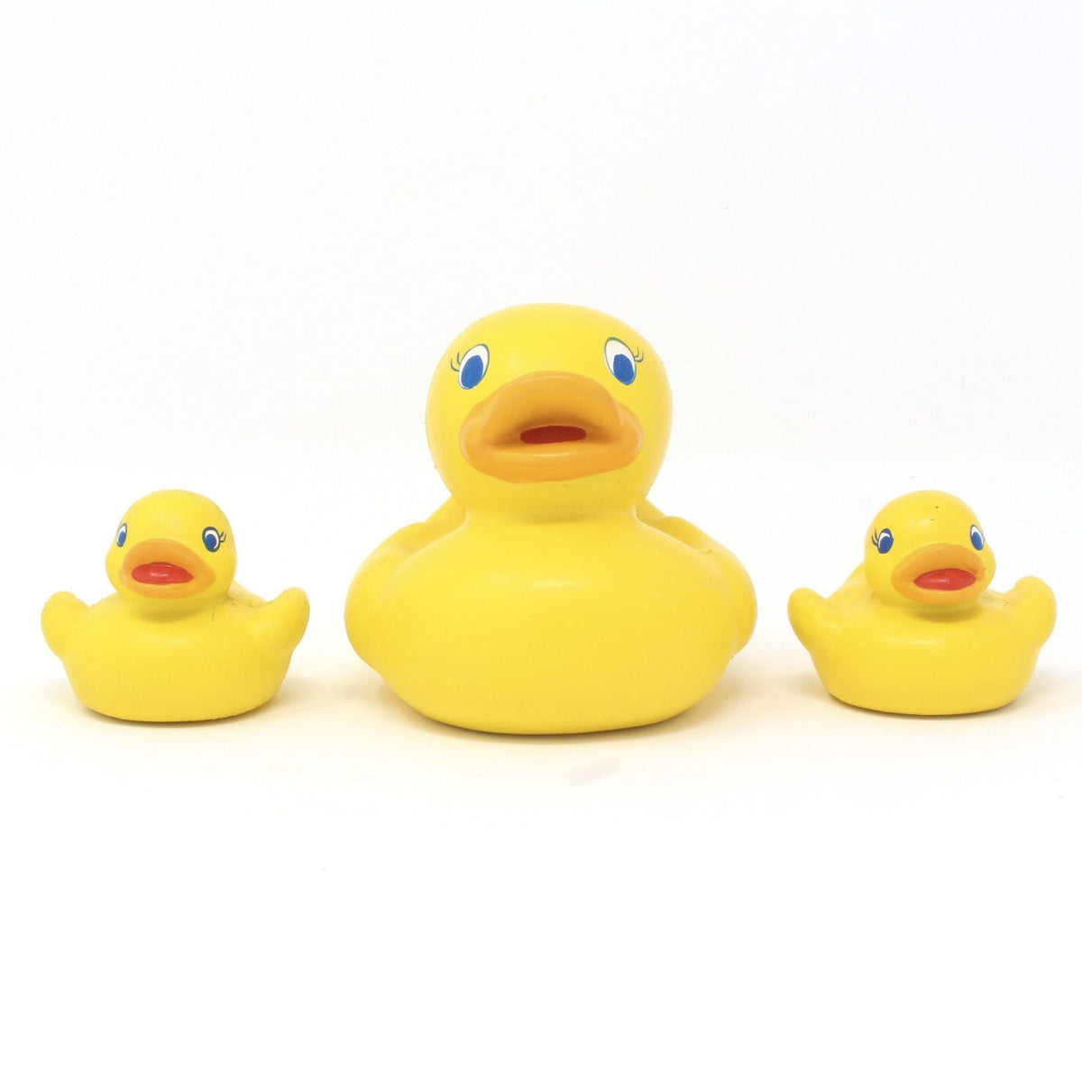 Rubber Duck Family (3-Piece Set) - Natural Rubber Toys