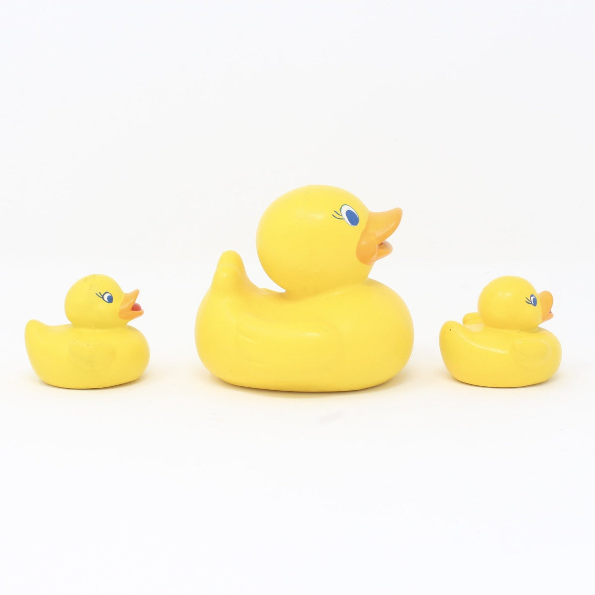 Rubber Duck Family (3-Piece Set) - Natural Rubber Toys