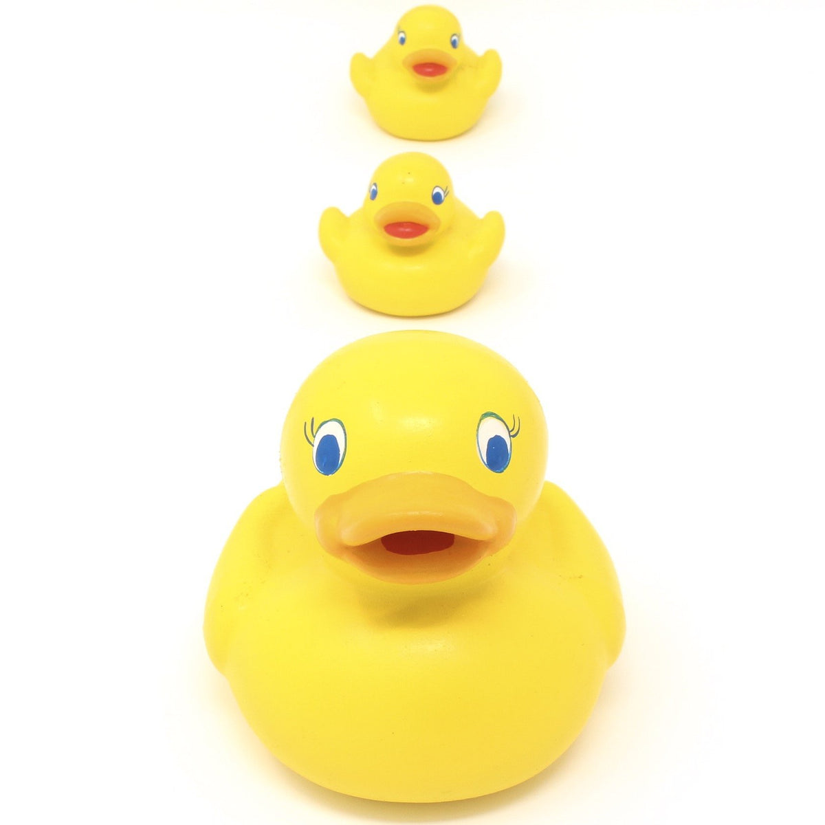 Rubber Duck Family (3-Piece Set) - Natural Rubber Toys