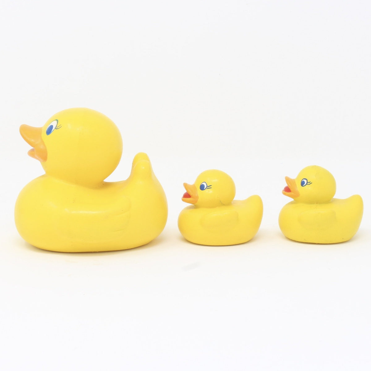 Rubber Duck Family (3-Piece Set) - Natural Rubber Toys