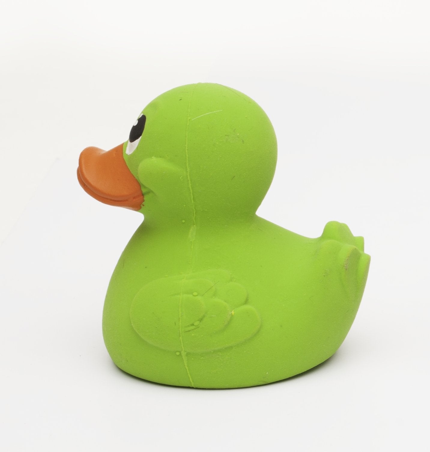 Green Rubber Duck Bath Toy – Mushroom & Co. - Natural Rubber Toys