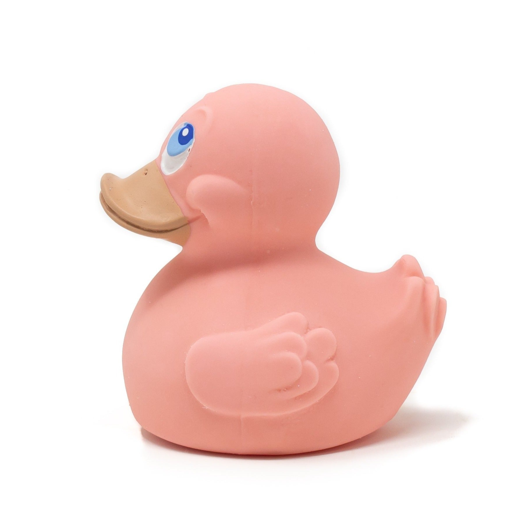 Rubber Duck pink, fully moulded - Natural Rubber Toys