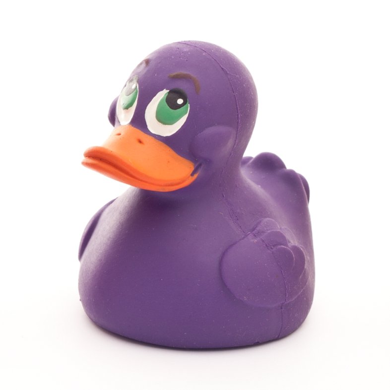 Rubber Duck Purple - Natural Rubber Toys