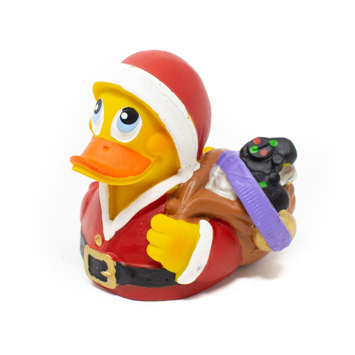 Rubber Duck Santa - Natural Rubber Toys
