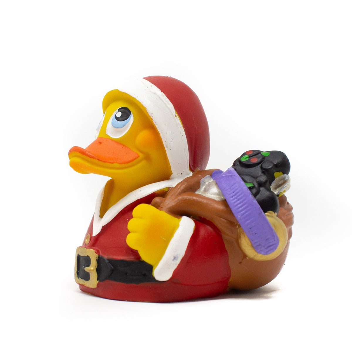 Rubber Duck Santa - Natural Rubber Toys