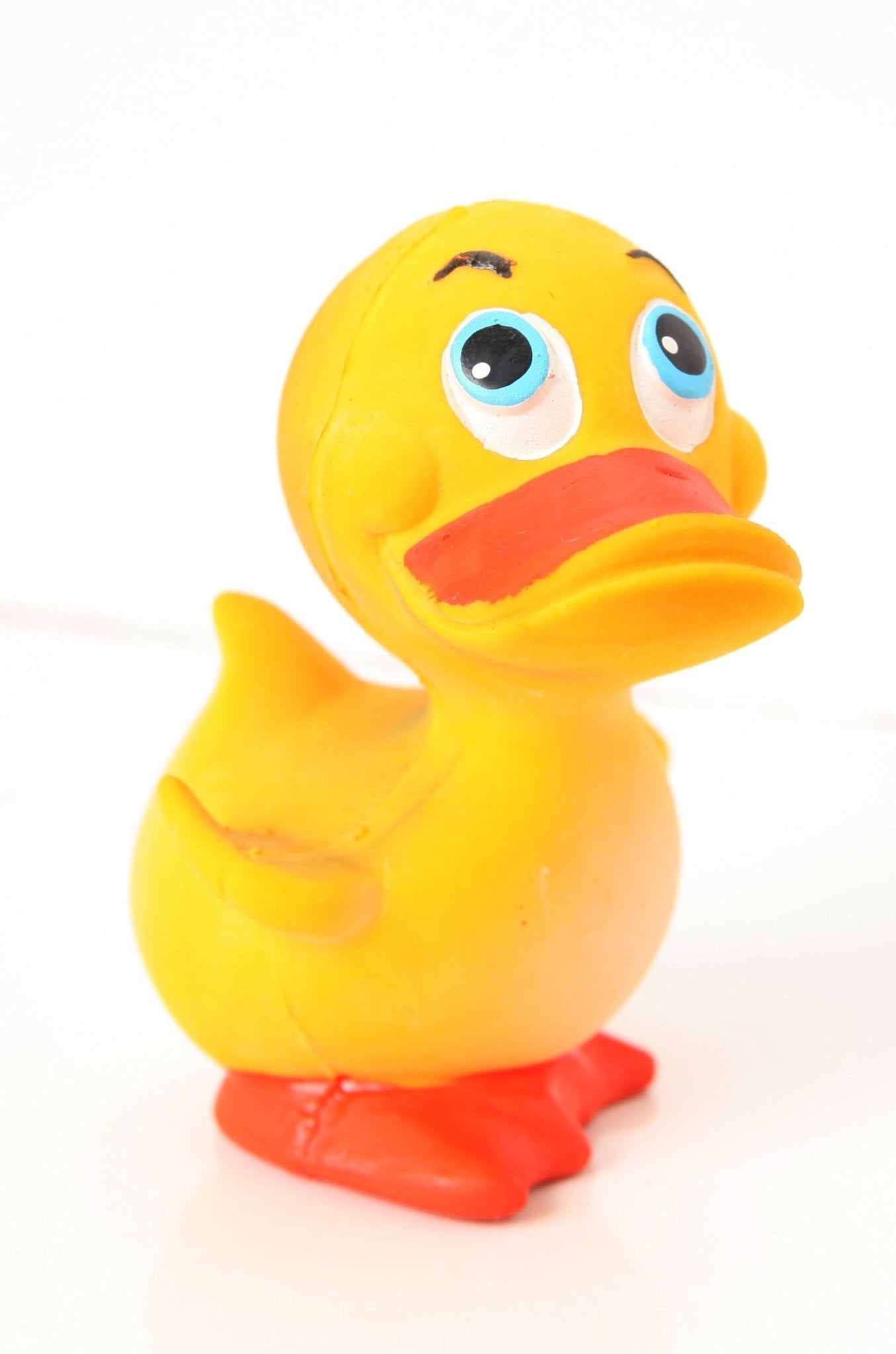 Rubber Duck Standing - Natural Rubber Toys