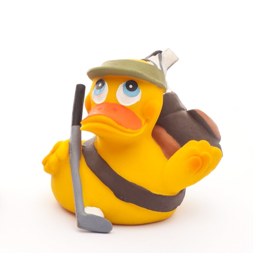 Rubber Duck the Golf - Natural Rubber Toys