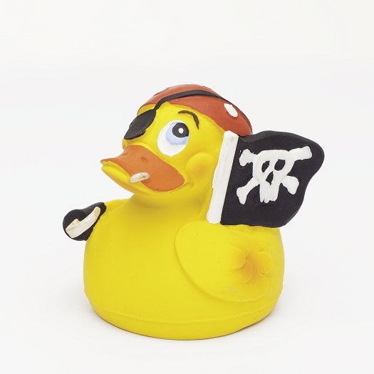 Rubber Duck the Pirate - Natural Rubber Toys