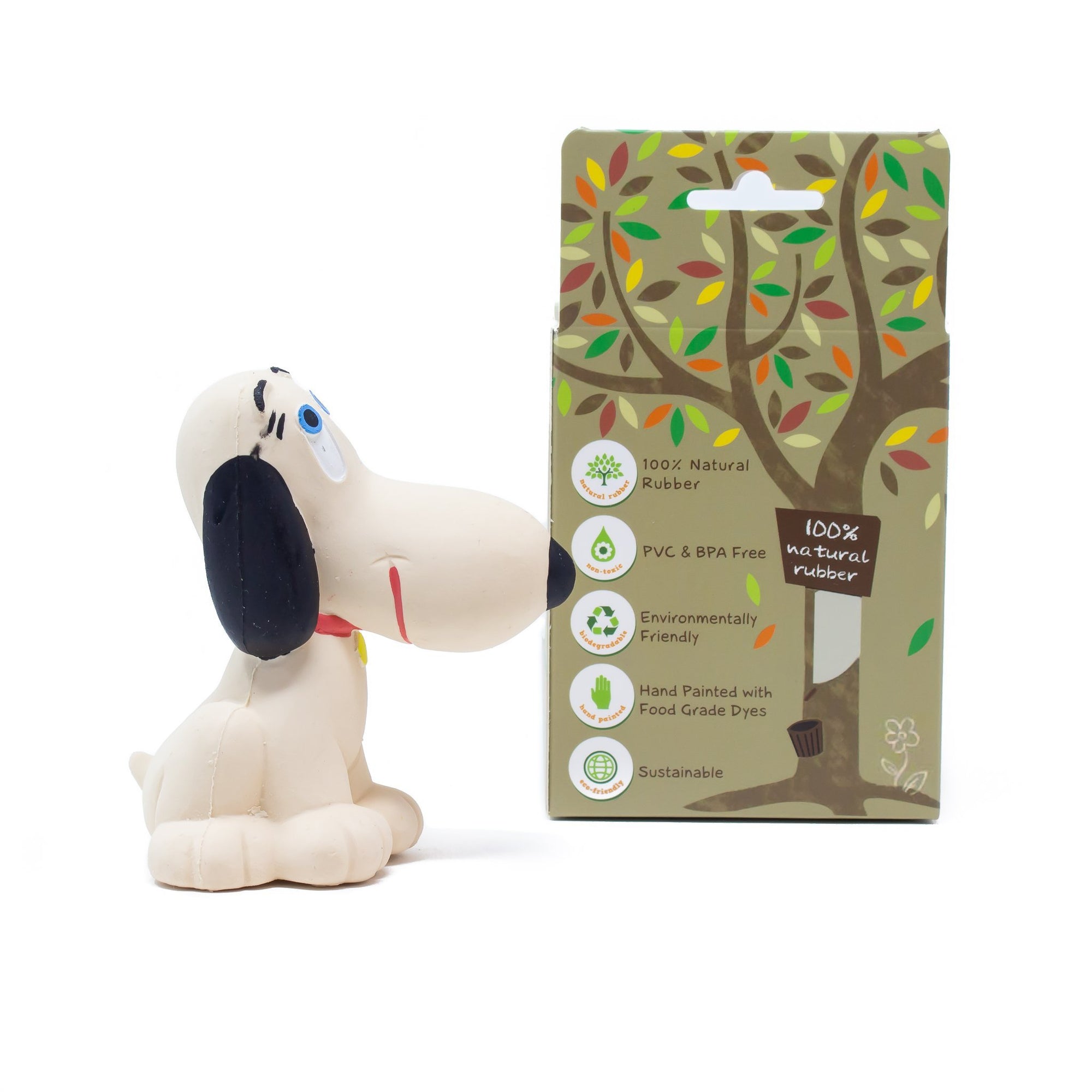 SNOOPY the Dog - Natural Rubber Toys