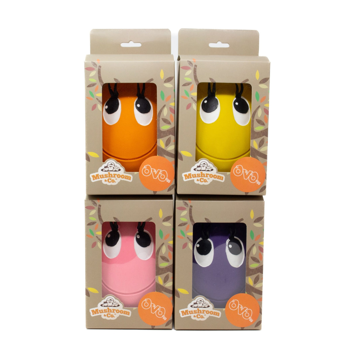 XXL OVO the Egg ORANGE - Natural Rubber Toys